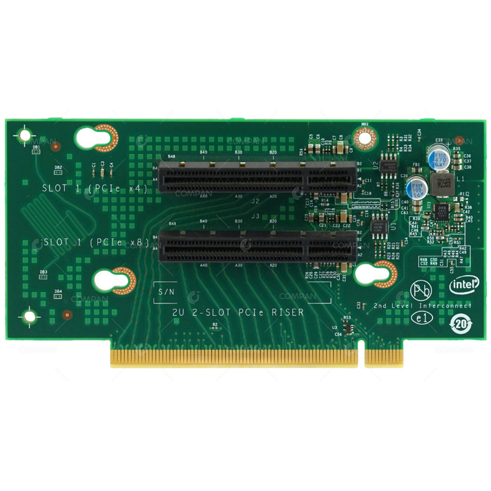 G94343-001 INTEL RISER CARD 2 SLOTS 2U PCIE SLOT 1 PCIE X4 SLOT 1 PCIE X4